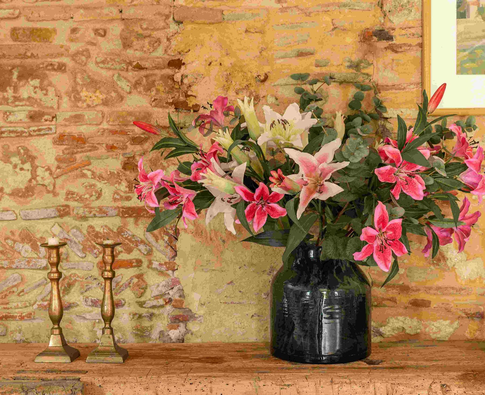 Fresh flowers and elegant details at French farmhouse rental