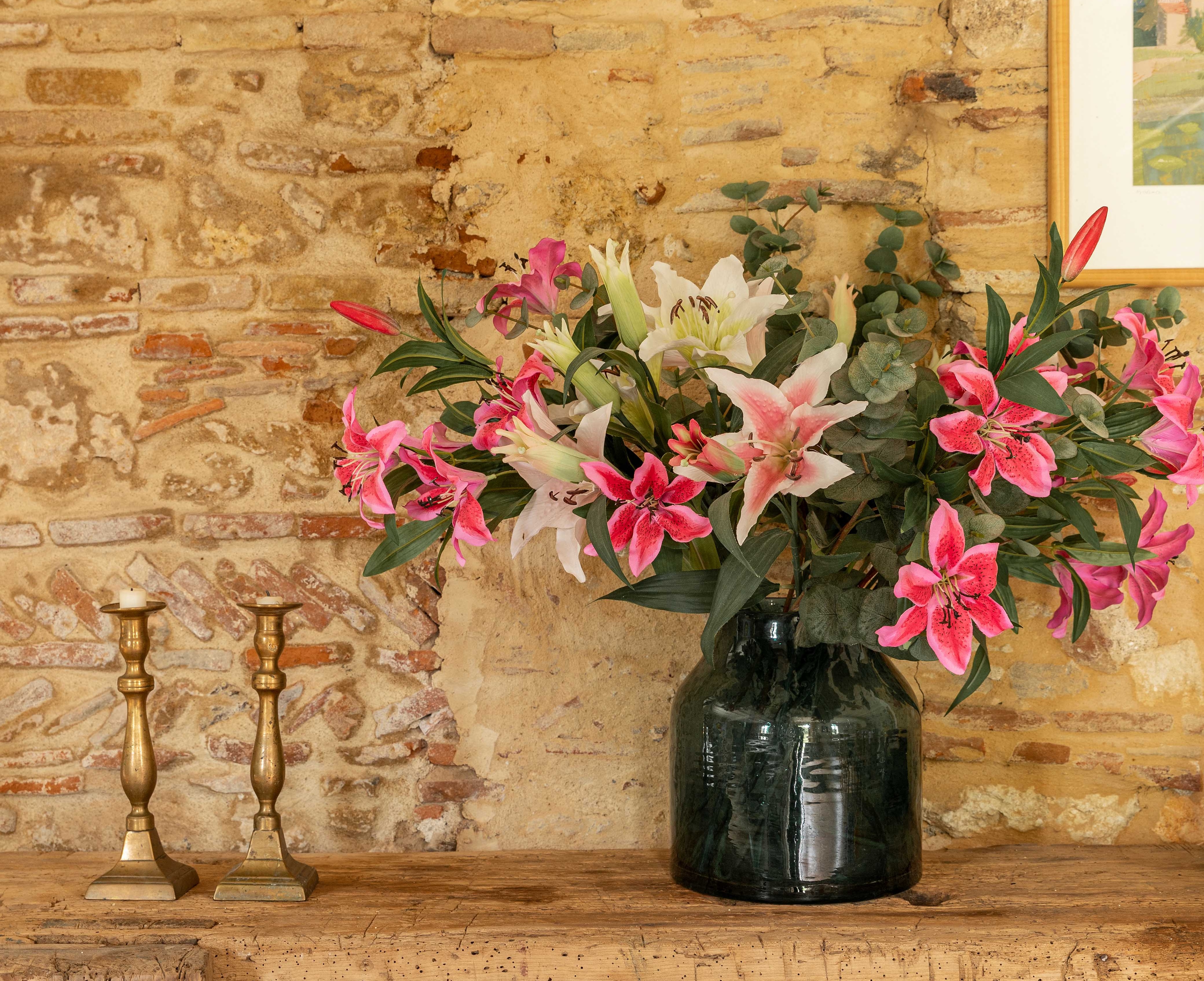 Fresh flowers and elegant details at French farmhouse rental