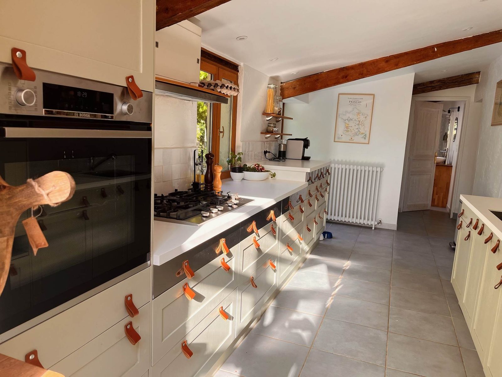Main House interior at Chez Le Vigneron, restored farmhouse near Bergerac (8)